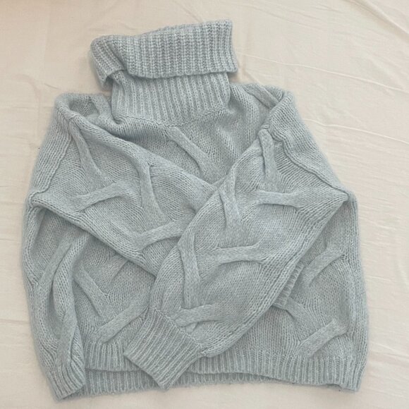 Madewell Somervell Modern Cable Turtleneck Sweater - Picture 2 of 4